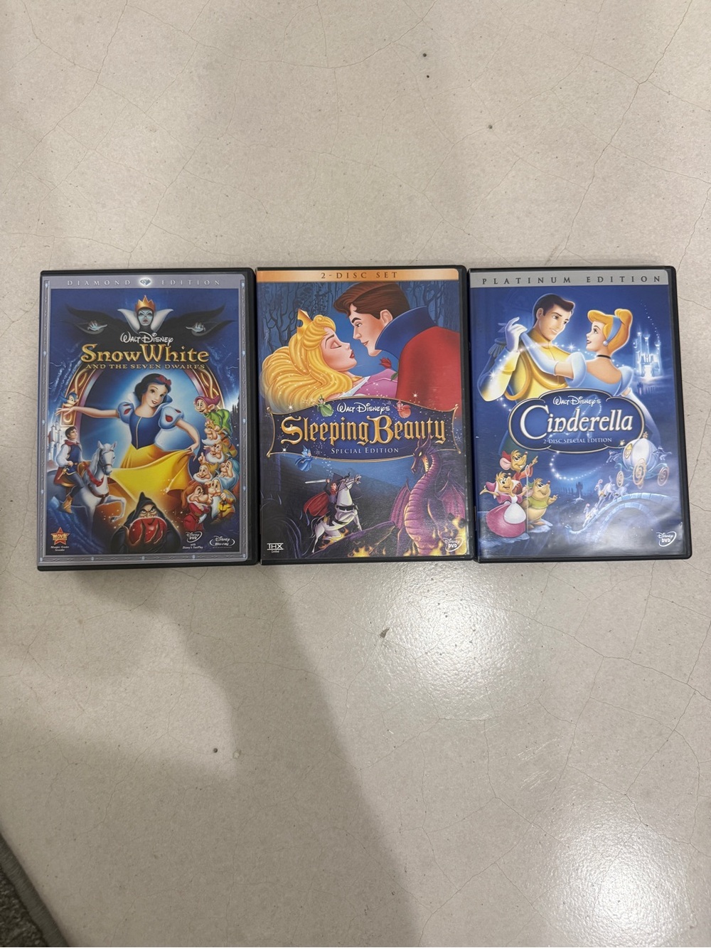Disney Classic Animated Princess Movies DVD Collection -